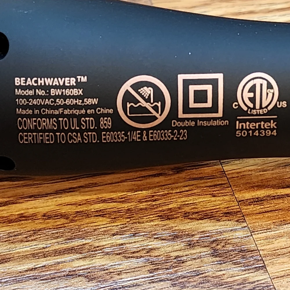 Beachwaver B1 Rotating Curling Iron in Midnight Rose